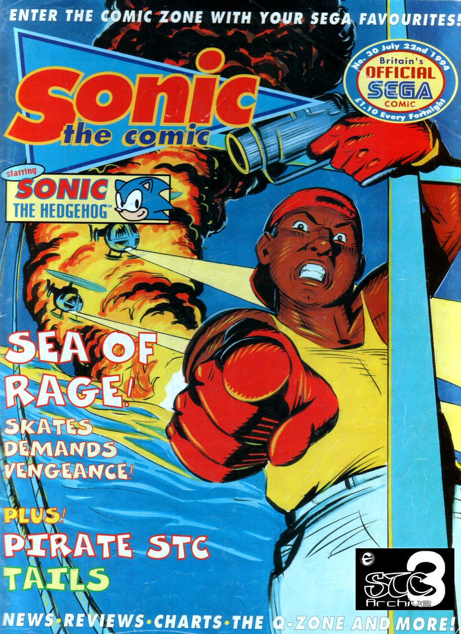 Sonic - The Comic Issue No. 030 Comic cover page